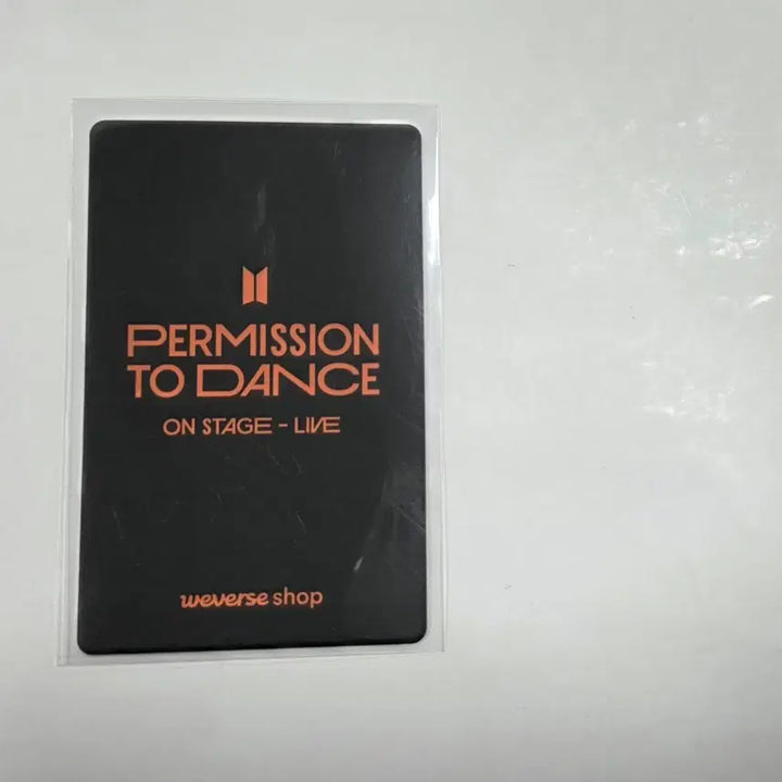 [SOLD OUT] BTS 방탄 퍼투댄 라이브 위버스 특전 포토카드