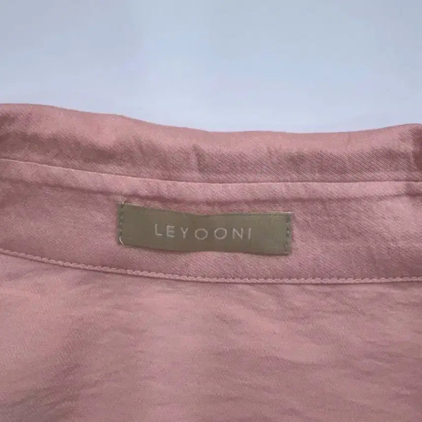 [BUNJANG] LEYOONI Peach Pink Loose Fit Shirt / LEYOONI 피치핑크 루즈핏 셔츠 / 여리핏 데일리 블라우스