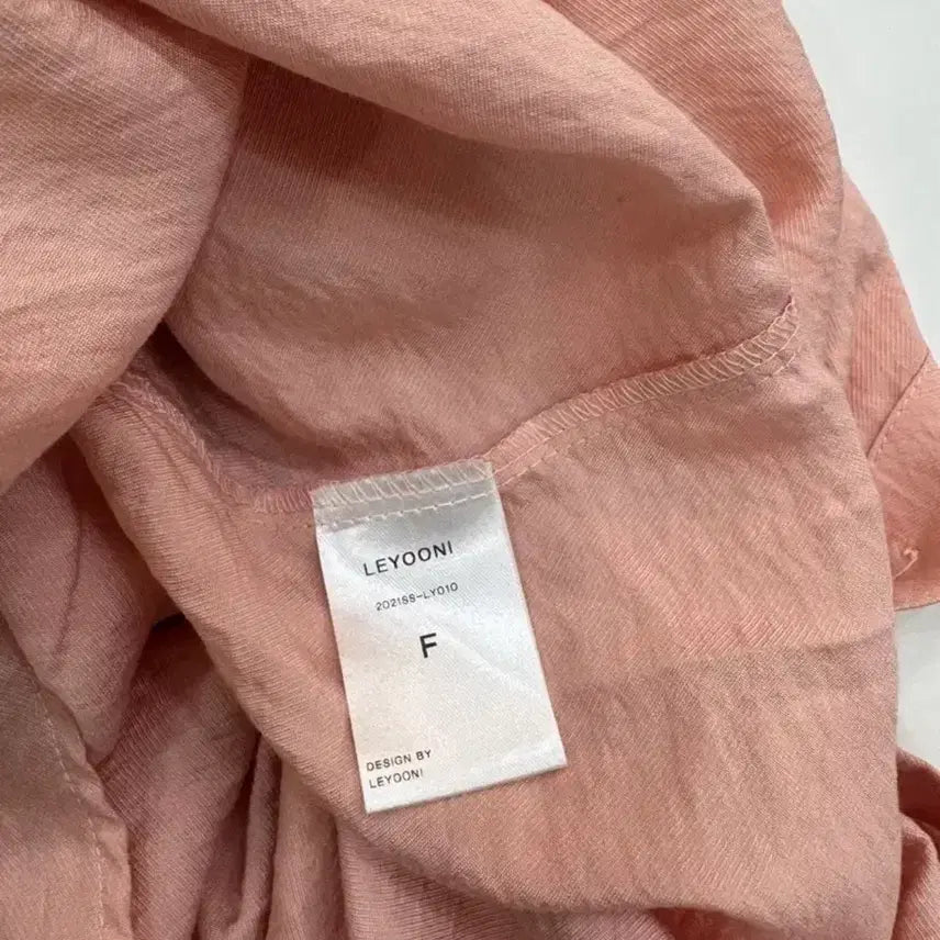 [BUNJANG] LEYOONI Peach Pink Loose Fit Shirt / LEYOONI 피치핑크 루즈핏 셔츠 / 여리핏 데일리 블라우스