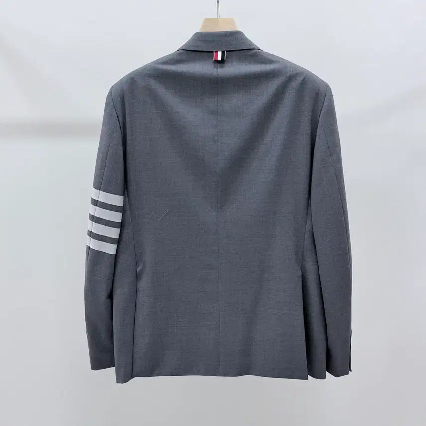 [BUNJANG] Thom Browne Weave Blazer Jacket Gray / [미사용/3] 톰브라운 사선완장 위브 블레이저 자켓 정장 그레이
