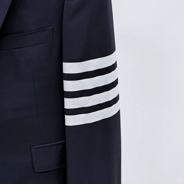 [BUNJANG] Thom Browne Weave Blazer Jacket Navy / [미사용/3] 톰브라운 사선완장 위브 블레이저 자켓 정장 네이비