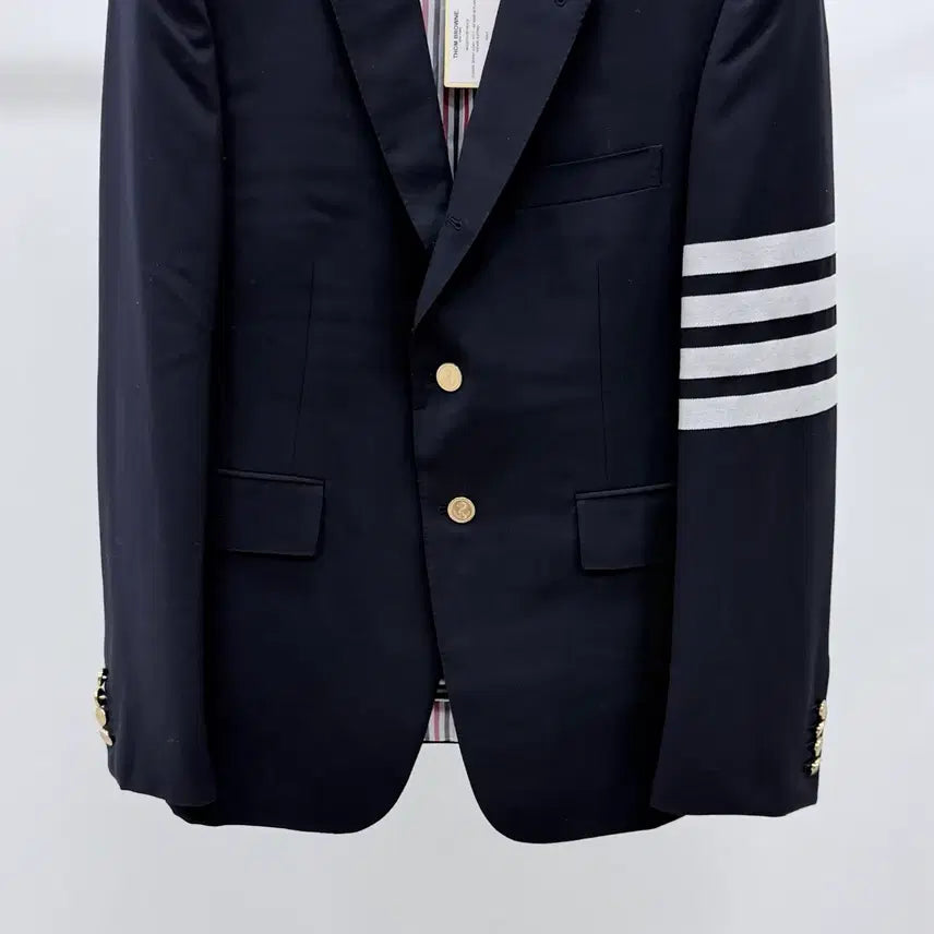 [BUNJANG] Thom Browne Weave Blazer Jacket Navy / [미사용/3] 톰브라운 사선완장 위브 블레이저 자켓 정장 네이비