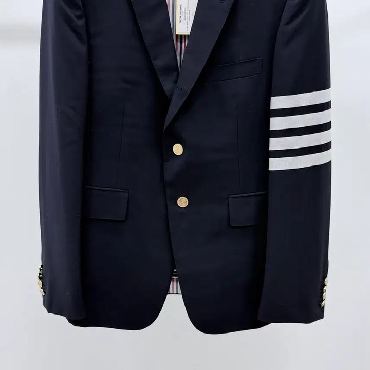 [BUNJANG] Thom Browne Weave Blazer Jacket Navy / [미사용/3] 톰브라운 사선완장 위브 블레이저 자켓 정장 네이비