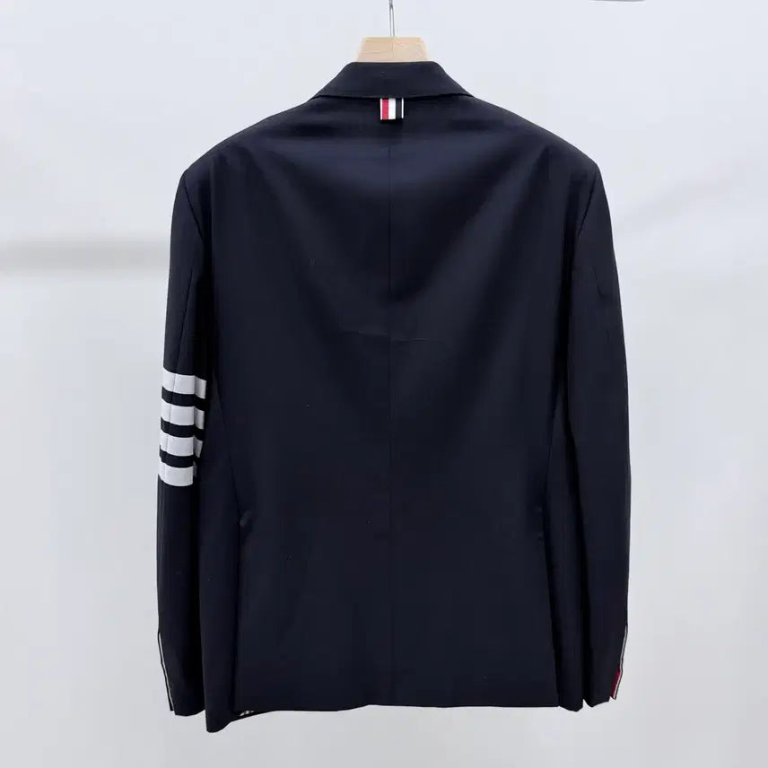 [BUNJANG] Thom Browne Weave Blazer Jacket Navy / [미사용/3] 톰브라운 사선완장 위브 블레이저 자켓 정장 네이비