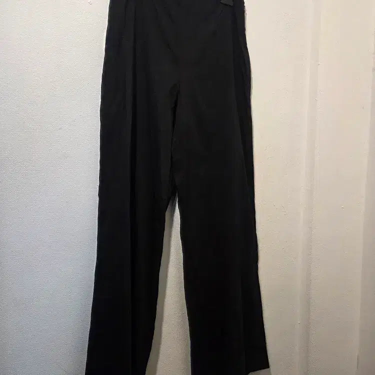 [BUNJANG] Theory Black Linen Wide Pants / 띠어리 블랙 린넨 와이드 팬츠 여성 바지