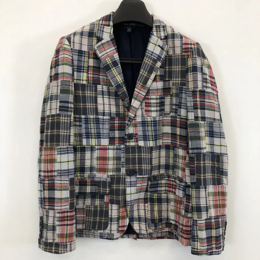 [BUNJANG] Polo Ralph Lauren Patchwork Jacket / 폴로 랄프로렌 패치워크 자켓 95 사이즈 마드라스
