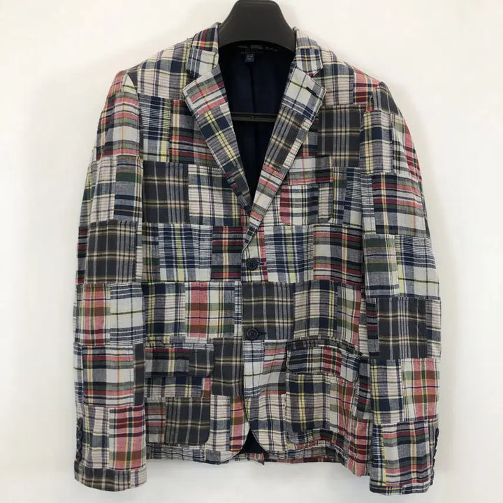 [BUNJANG] Polo Ralph Lauren Patchwork Jacket / 폴로 랄프로렌 패치워크 자켓 95 사이즈 마드라스