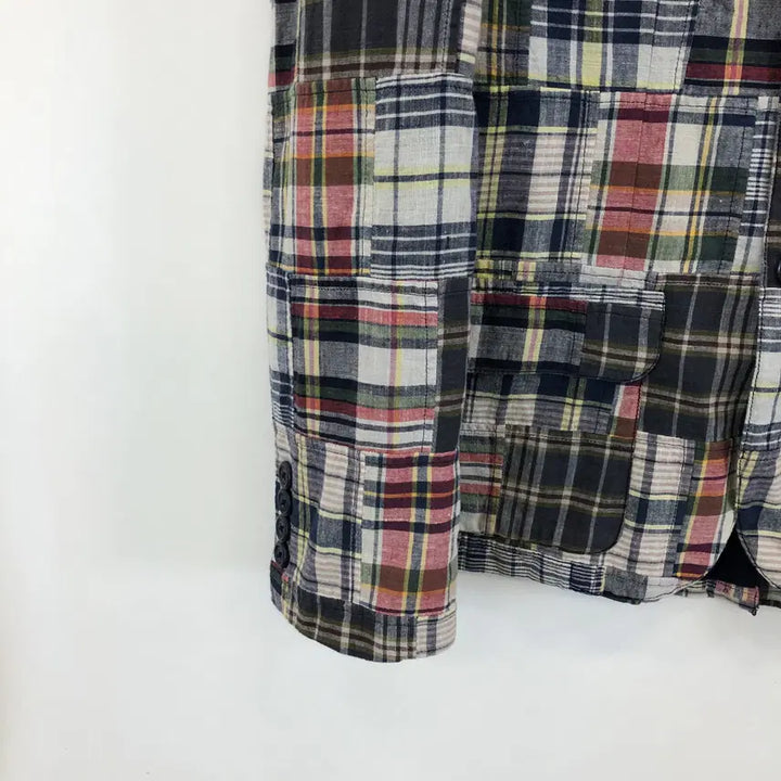 [BUNJANG] Polo Ralph Lauren Patchwork Jacket / 폴로 랄프로렌 패치워크 자켓 95 사이즈 마드라스