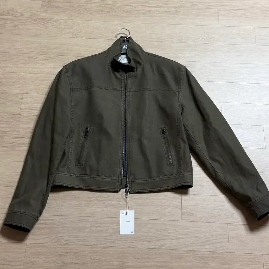 [BUNJANG] Elmood Phase Tencel Trucker Jacket Khaki / 엘무드 페이즈 텐셀 트러커 자켓 카키 48