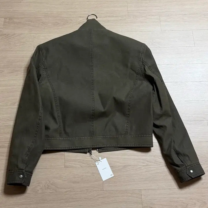 [BUNJANG] Elmood Phase Tencel Trucker Jacket Khaki / 엘무드 페이즈 텐셀 트러커 자켓 카키 48