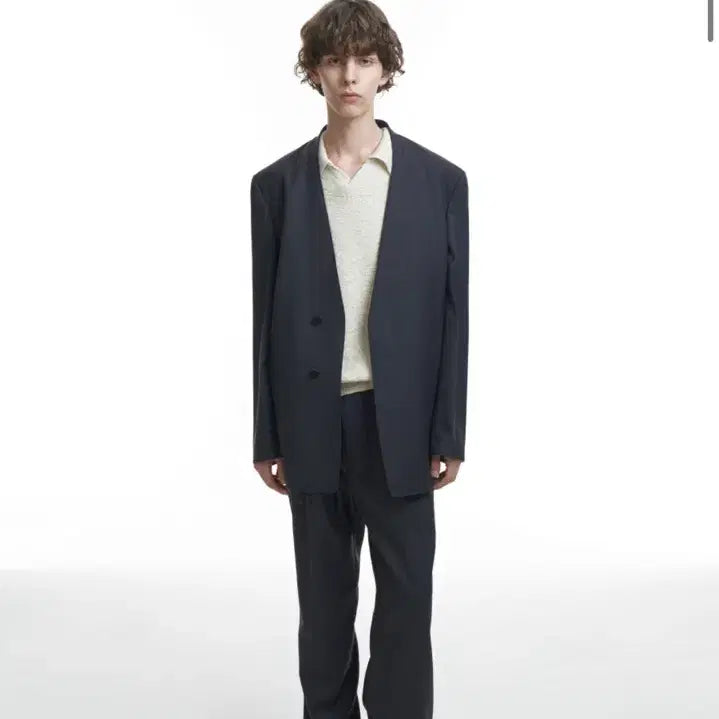 [BUNJANG] In Silence 2Way Detachable Wool Blazer / 인사일런스 2Way 디태처블 울 블레이저