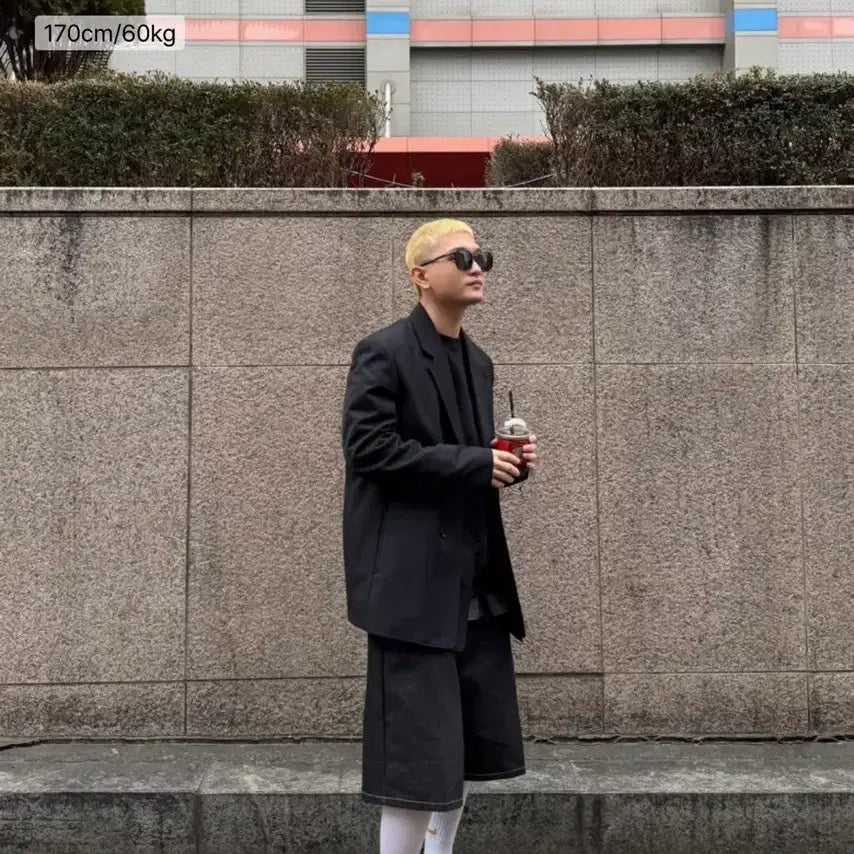 [BUNJANG] In Silence 2Way Detachable Wool Blazer / 인사일런스 2Way 디태처블 울 블레이저