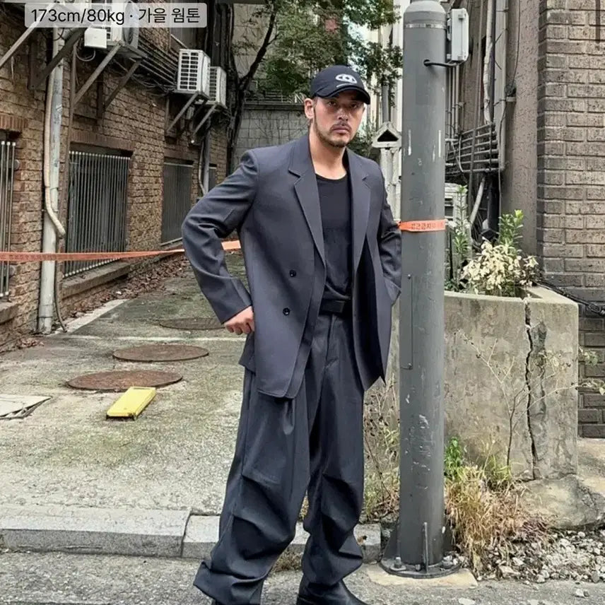 [BUNJANG] In Silence 2Way Detachable Wool Blazer / 인사일런스 2Way 디태처블 울 블레이저