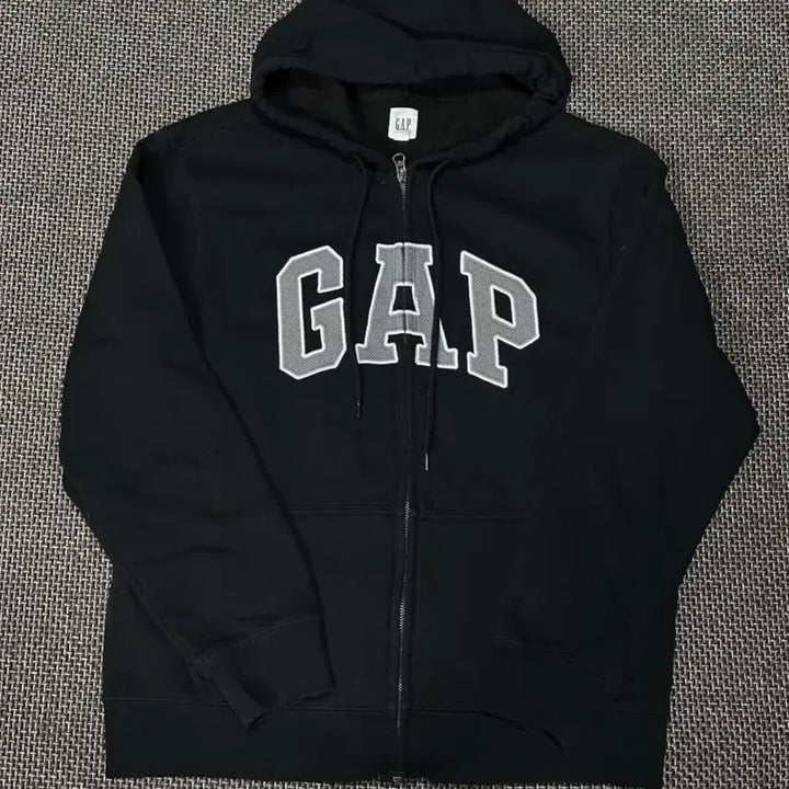 [BUNJANG] GAP Black Hoodie L / GAP 갭 검정 후드집업 L