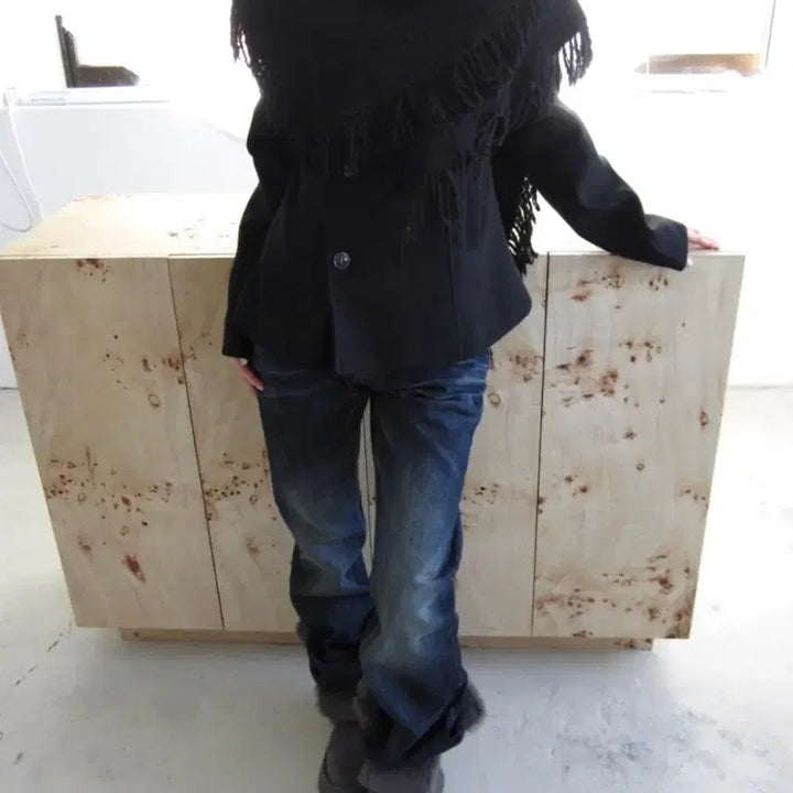 [BUNJANG] 3IIWY Blue Washed Denim Pants / 쓰리아이와이 블루 워시드 데님 팬츠