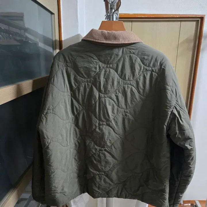 [BUNJANG] Nepa Lightweight Quilted Padding Jacket (Deep Khaki) / 여성95 24년식 네파 경량 퀼팅패딩 자켓(딥카키)