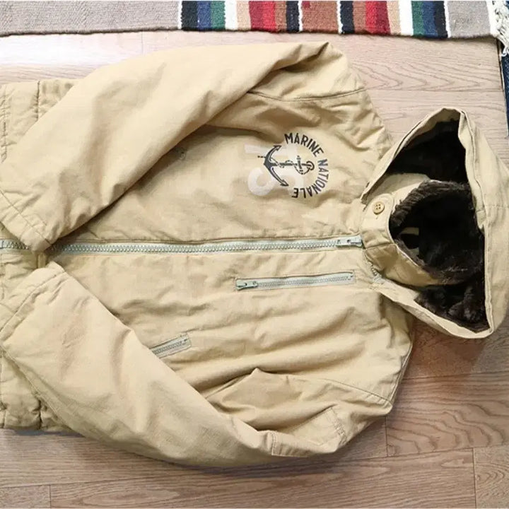 [BUNJANG] HOUSTON Hooded Deck Jacket / 일본판 HOUSTON 휴스턴  후드 덱자켓38사이즈