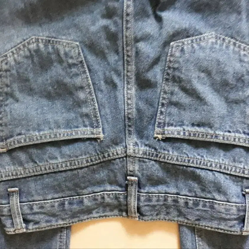 [BUNJANG] Common Unique Double M Semi-Bootcut Denim Jeans / 커먼유니크 , 부츠컷 데님 청바지 s