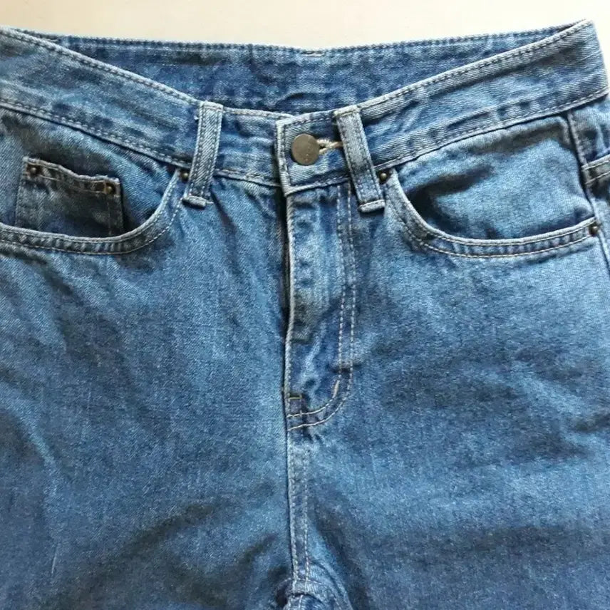 [BUNJANG] Common Unique Double M Semi-Bootcut Denim Jeans / 커먼유니크 , 부츠컷 데님 청바지 s