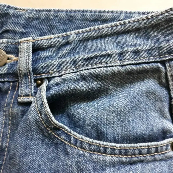 [BUNJANG] Common Unique Double M Semi-Bootcut Denim Jeans / 커먼유니크 , 부츠컷 데님 청바지 s