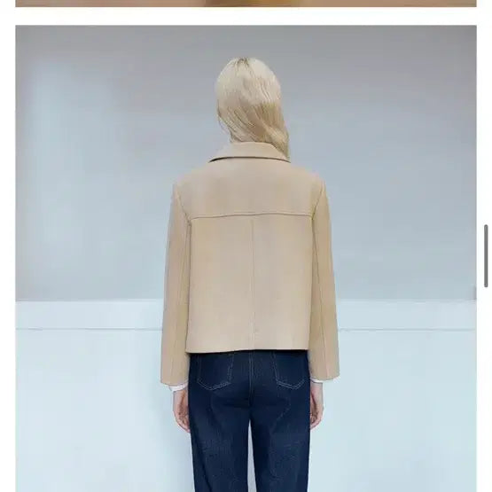 [BUNJANG] Clove Suede Camel Jacket / 클로브 스웨이드 카멜 자켓