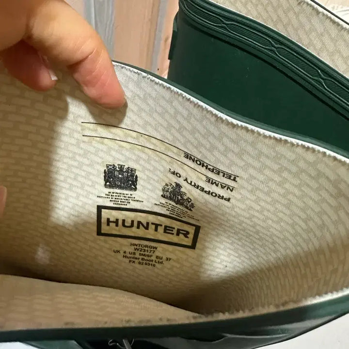 [BUNJANG] Hunter Long Rain Boots EU 37 / 헌터 롱 레인부츠 37