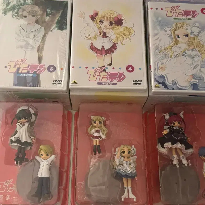 [BUNJANG] Pita-Ten Classic Anime DVD Bonus Figure Bundle Set / 일괄) 피타텐 고전 dvd 부록 피규어