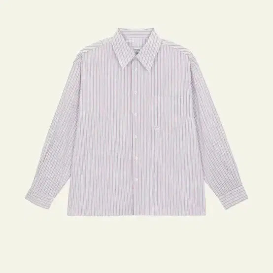 [BUNJANG] Waveis Origami Deep Red Striped Shirt / 웨이비니스 오리가미 딥레드 2사이즈