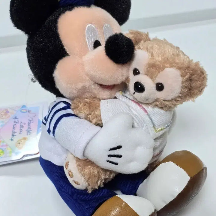[BUNJANG] Tokyo DisneySea Duffy &amp; Friends Mickey Mouse Hugging Duffy Keychain / 도쿄 디즈니씨 미키&amp;더피 키링