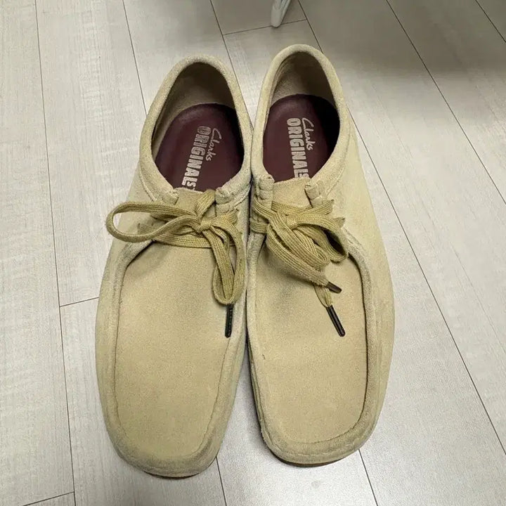 [BUNJANG] Clarks Wallabee Maple Suede Shoes / (2회착, 밑창보강) 클락스 왈라비 메이플스웨이드 275(UK9)