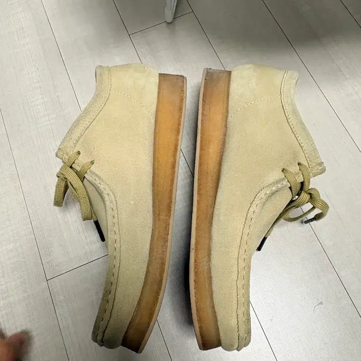 [BUNJANG] Clarks Wallabee Maple Suede Shoes / (2회착, 밑창보강) 클락스 왈라비 메이플스웨이드 275(UK9)