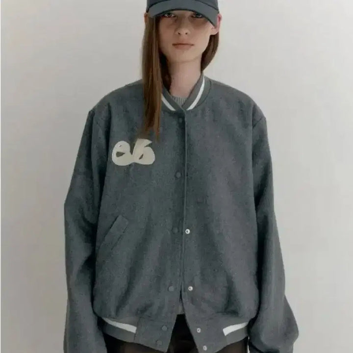 [BUNJANG] Enzo Blues Wool Stadium Jacket / 엔조블루스 울 스타디움 자켓