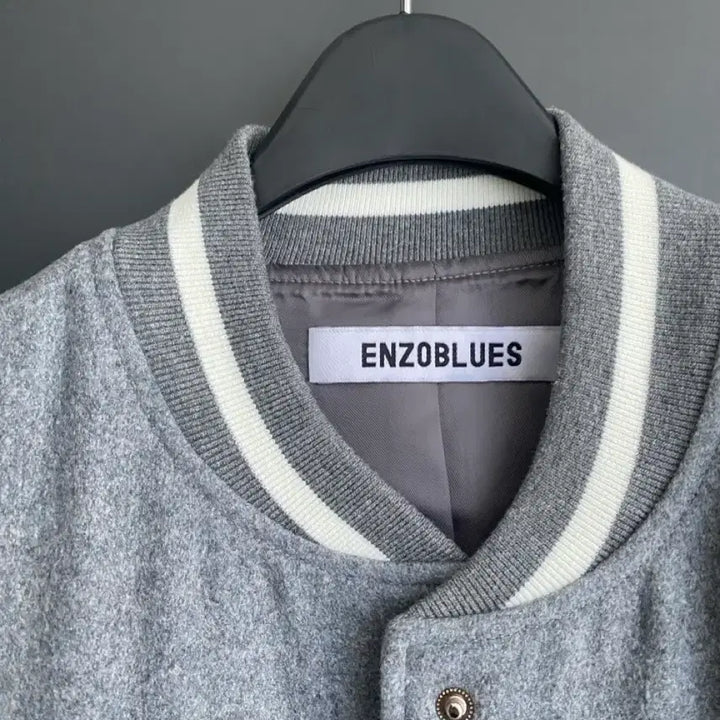 [BUNJANG] Enzo Blues Wool Stadium Jacket / 엔조블루스 울 스타디움 자켓