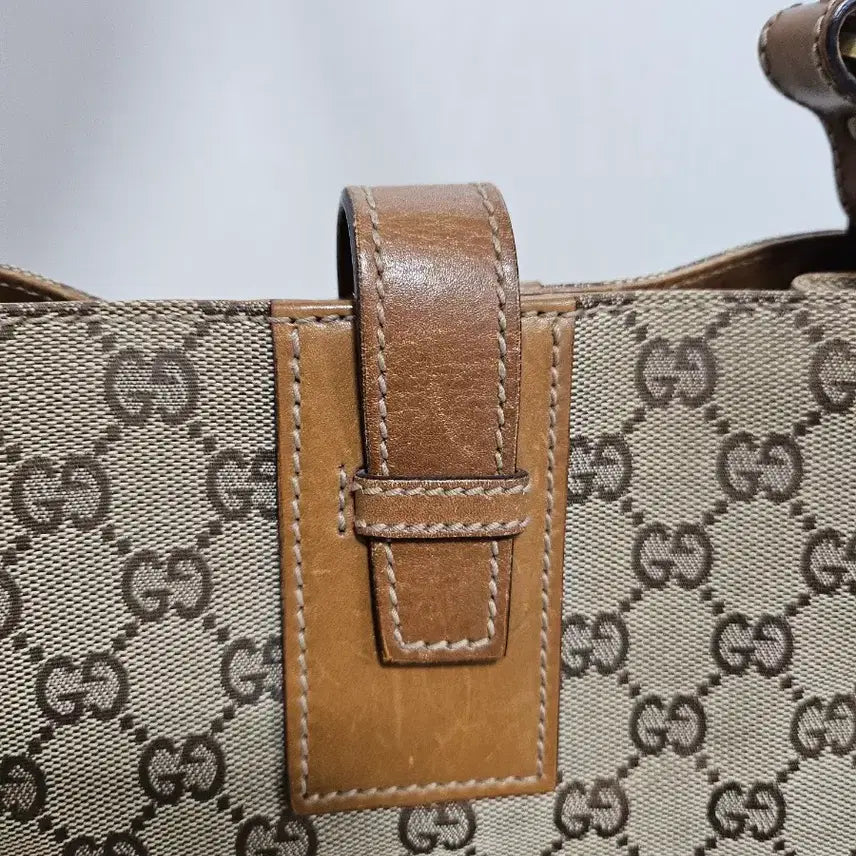 [BUNJANG] Gucci GG Canvas Medium Shoulder Bag / 정품) 구찌 GG 캔버스 숄더백 미디움 (명품감정서)