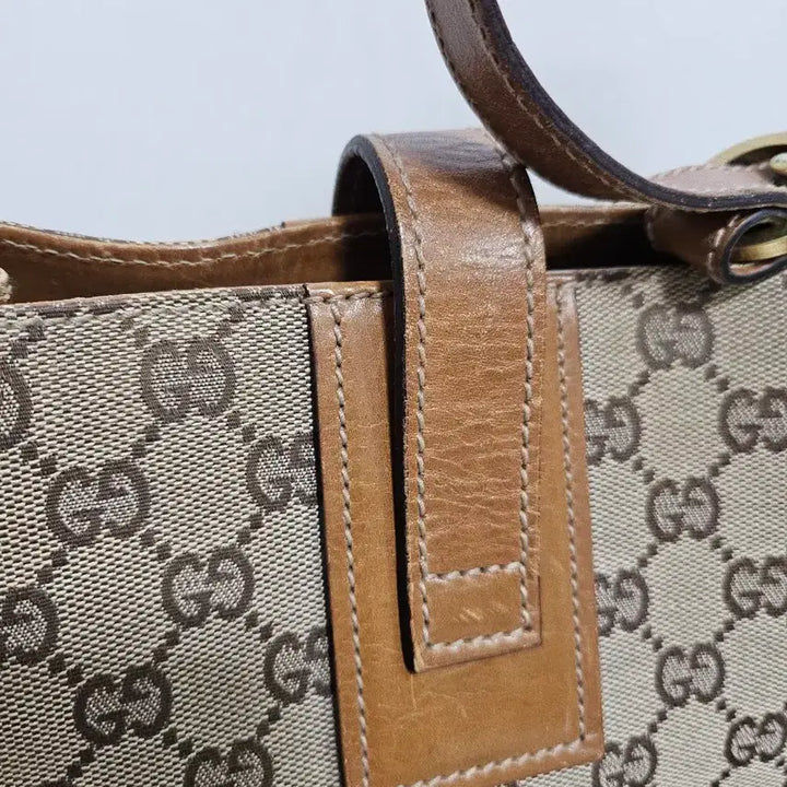 [BUNJANG] Gucci GG Canvas Medium Shoulder Bag / 정품) 구찌 GG 캔버스 숄더백 미디움 (명품감정서)