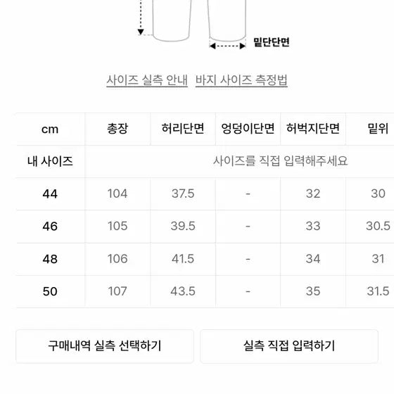 [BUNJANG] First Floor 8oz Summer Denim Pants / 새상품 퍼스트플로어 8온즈 서머데님 50사이즈