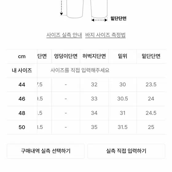 [BUNJANG] First Floor 8oz Summer Denim Pants / 새상품 퍼스트플로어 8온즈 서머데님 50사이즈