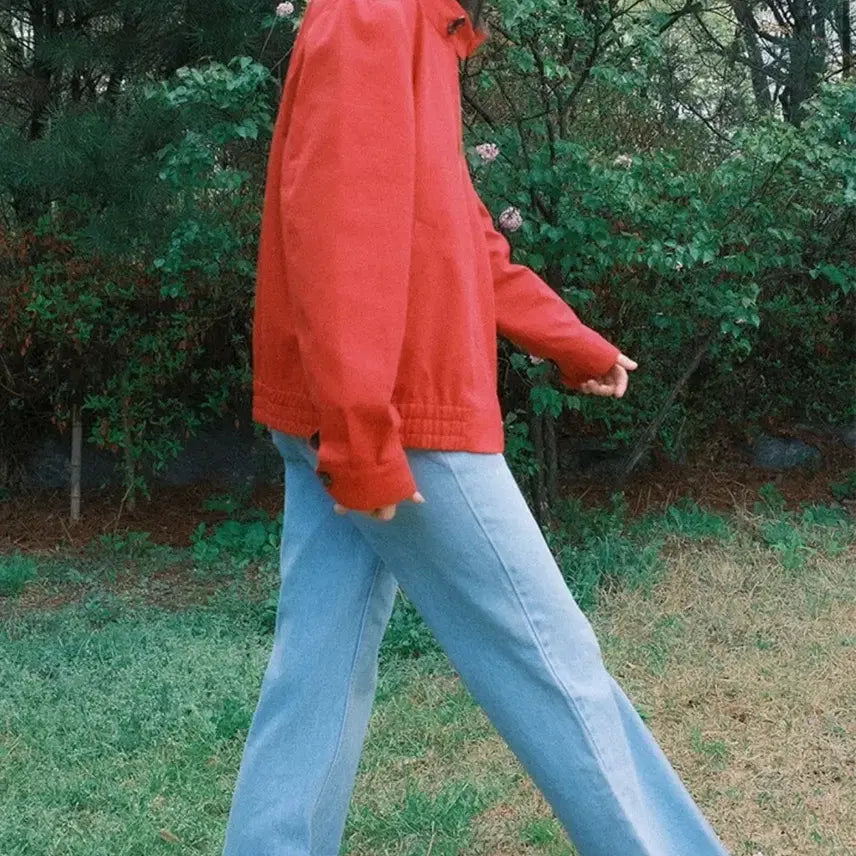 [BUNJANG] W Concept Limi Union Red Cotton Jacket / W컨셉 리미유 단자켓 (새상품) 택포