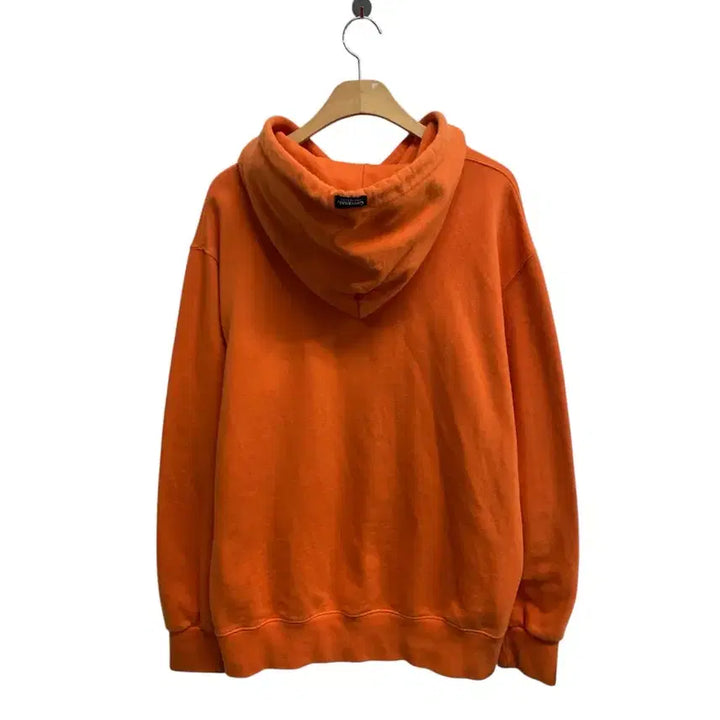 [BUNJANG] Covernat Mid Logo Hoodie L / 커버낫 오렌지 블랙 미드로고 후드티 L