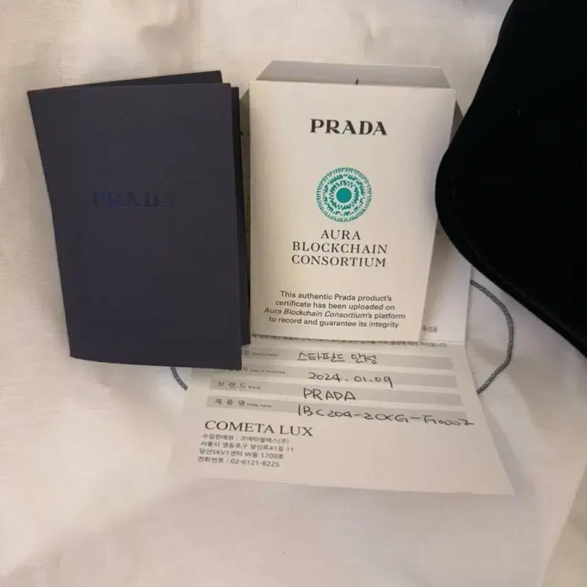 [BUNJANG] Prada Velvet Chain Shoulder Bag Black / 프라다 벨벳 미니 호보백 블랙 ( 1BC204 )