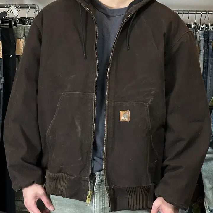 [SOLD OUT] [XL] OG 칼하트 J130 액티브 자켓 칼하트 DKB 후드 자켓