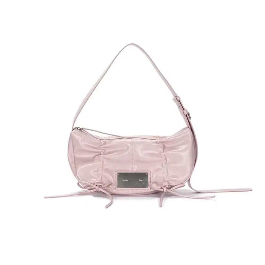 [BUNJANG] Matinkim Pink Shirring Ribbon Bag / [새상품] 마뗑킴 연핑크 셔링리본백