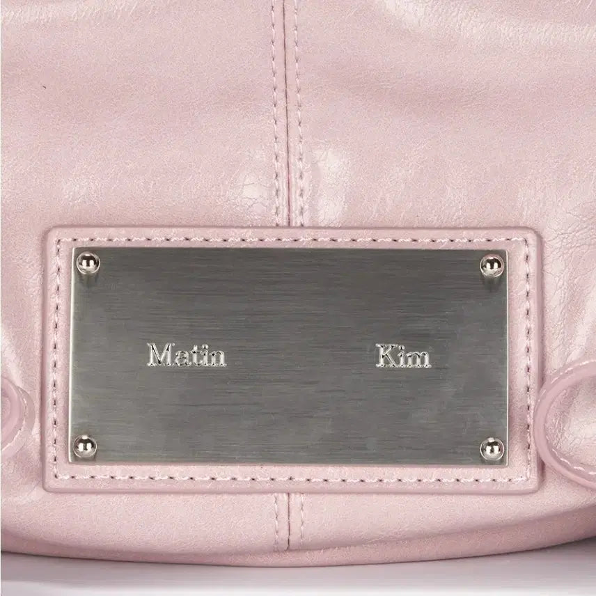 [BUNJANG] Matinkim Pink Shirring Ribbon Bag / [새상품] 마뗑킴 연핑크 셔링리본백