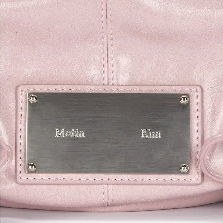 [BUNJANG] Matinkim Pink Shirring Ribbon Bag / [새상품] 마뗑킴 연핑크 셔링리본백