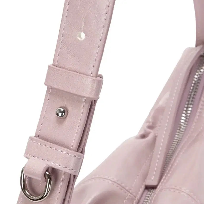 [BUNJANG] Matinkim Pink Shirring Ribbon Bag / [새상품] 마뗑킴 연핑크 셔링리본백
