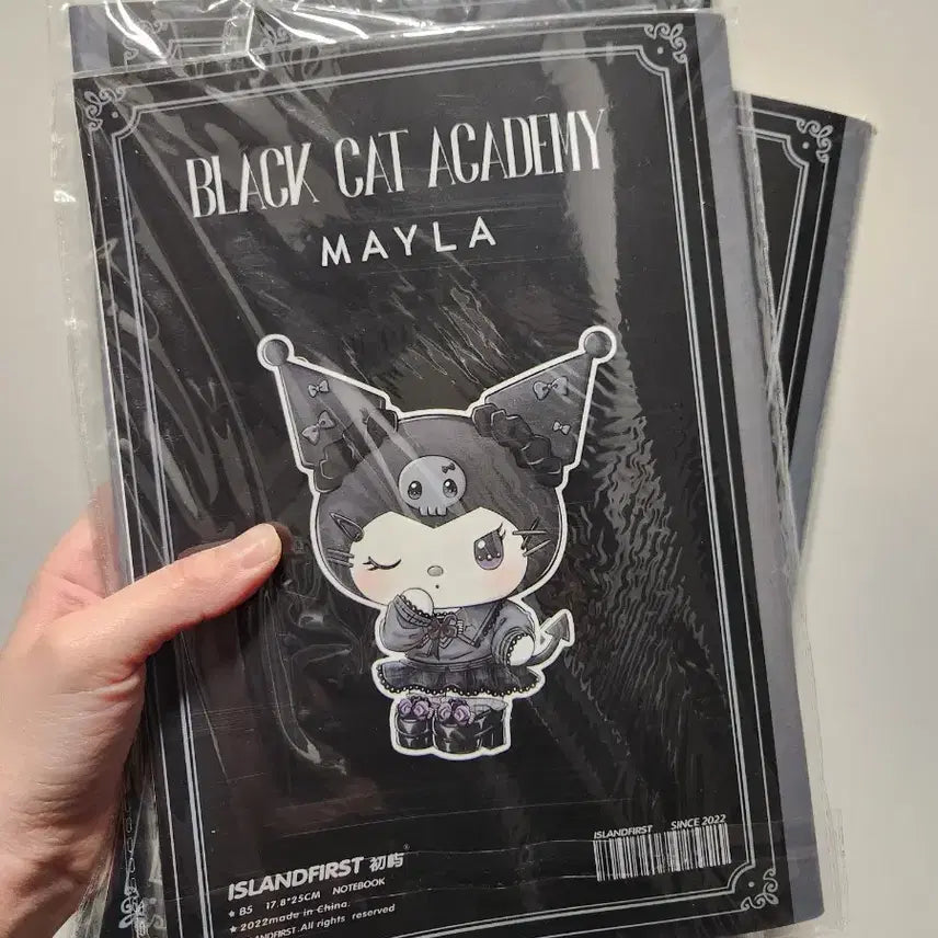 [BUNJANG] Sanrio Black Notebook / 블랙 산리오 노트