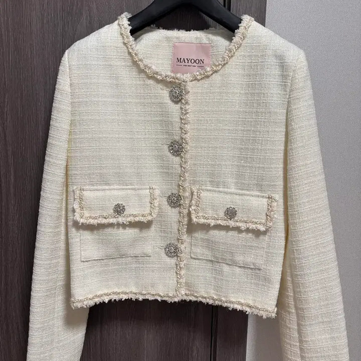 [BUNJANG] Mayyun Tweed Set Ivory / 메이윤 제작 트위드 셋업 아이보리 새상품