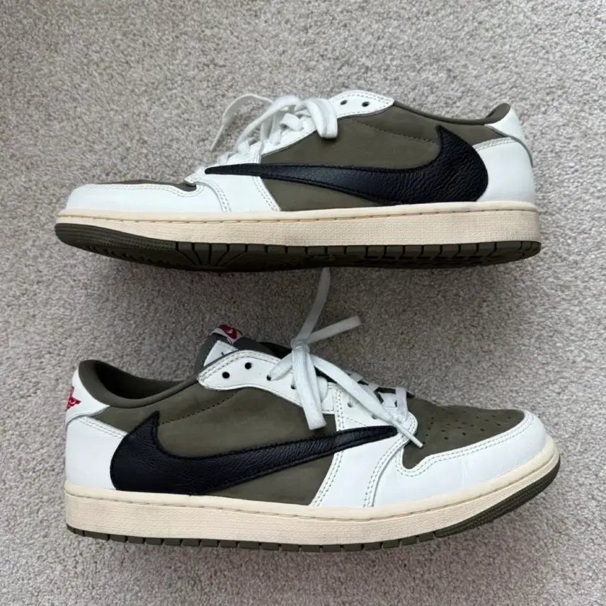[BUNJANG] Jordan Travis Scott Retro Low OG SP Reverse Olive 290 / 조던 1 x 트래비스 스캇 레트로 로우 OG SP 리버스 올리브 290