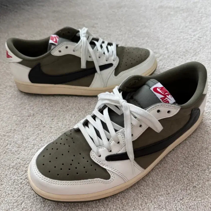 [BUNJANG] Jordan Travis Scott Retro Low OG SP Reverse Olive 290 / 조던 1 x 트래비스 스캇 레트로 로우 OG SP 리버스 올리브 290