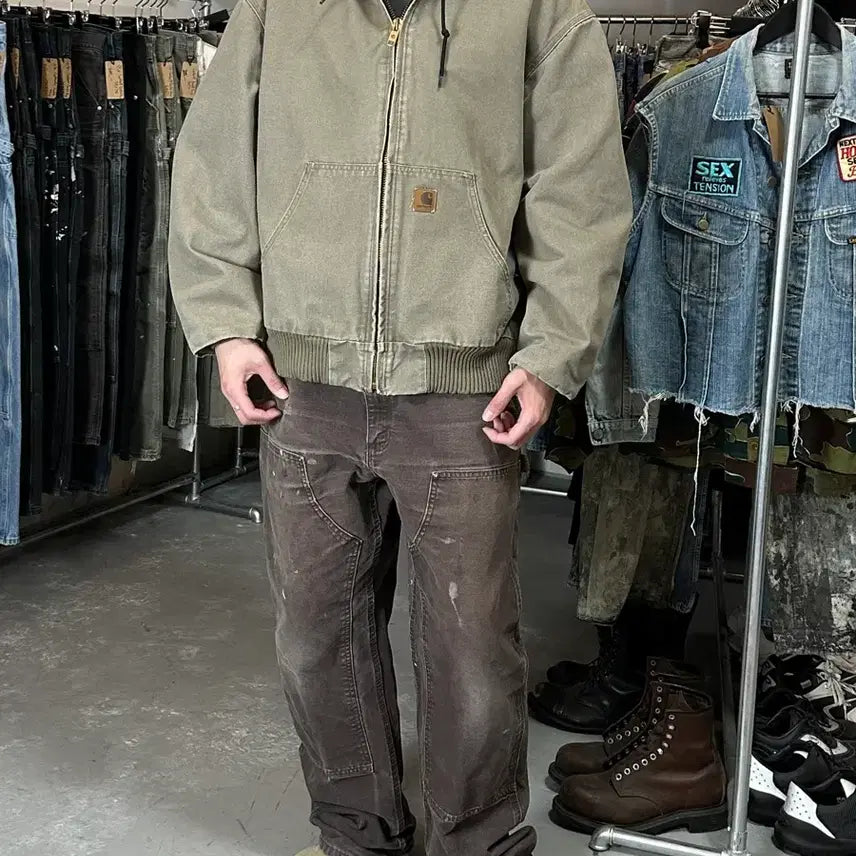 [BUNJANG] Carhartt J130 DES Active Jacket (2XL) / [2XL] 00s OG 칼하트 J130 액티브 자켓 칼하트 DES 후드